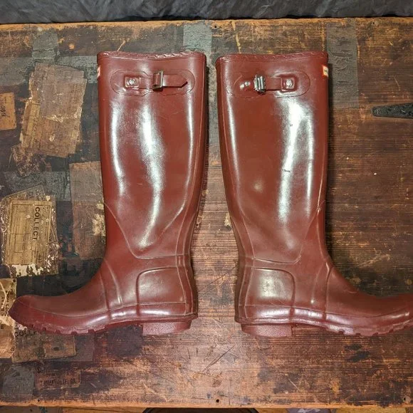 Hunter Sienna Rain Boot Womens vintage UK 7/US 9 - Picture 2 of 14